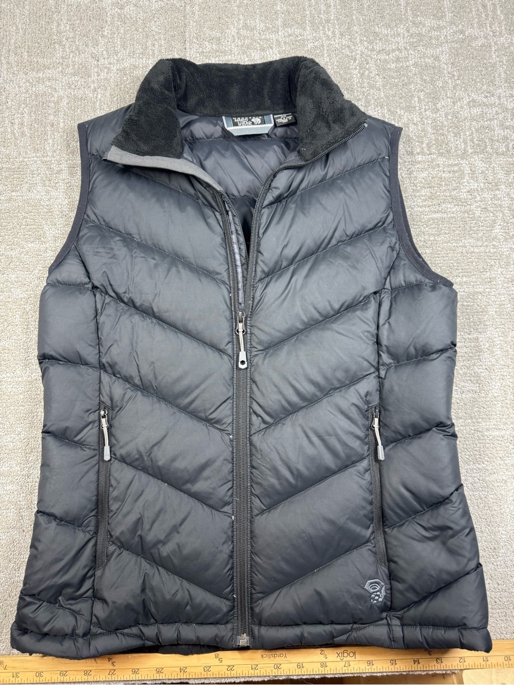 Mountain Hardware Black Down Puffer Insulated Vest Women Size Medium